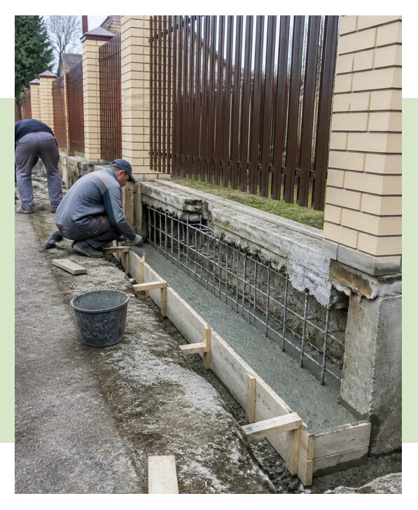 Ремонт фундамента забора в Волгодонске по цене от 8207 р. | ЗаборЭксеперт-Вгн